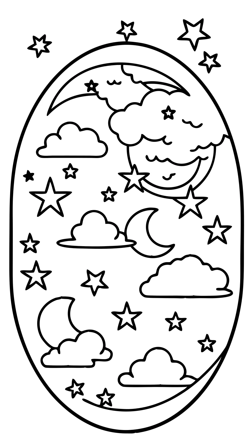 coloring pages sky